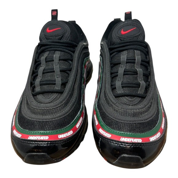 NIKE AIR MAX 97 OG UNDFTD Black Red Green Men's Size 9.5 AJ1986 001 Undefeated - Picture 12 of 16